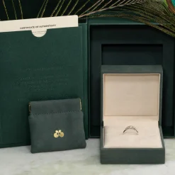 FIVE-STONE TRELLIS DIAMOND RING - 0.7ct - WG