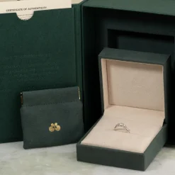 FIVE-STONE TRELLIS DIAMOND RING - 0.5ct - WG