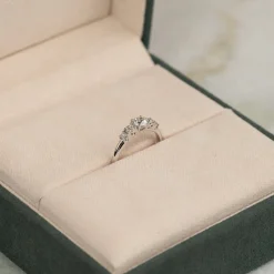 FIVE-STONE TRELLIS DIAMOND RING - 0.5ct - WG