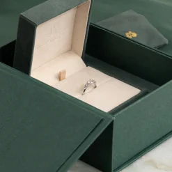 FIVE-STONE TRELLIS DIAMOND RING - 1.0ct - WG