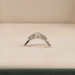 FIVE-STONE TRELLIS DIAMOND RING - 0.5ct - WG
