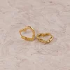 FREYA GOLDEN CREOL EARRING