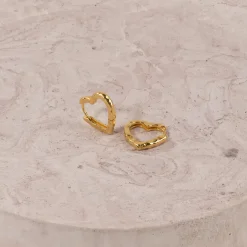 FREYA GOLDEN CREOL EARRING