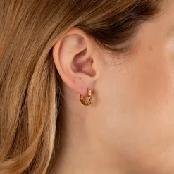 FREYA GOLDEN CREOL EARRING