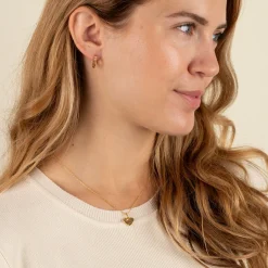 FREYA GOLDEN CREOL EARRING
