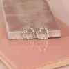 FREYA SILVER CREOL EARRING