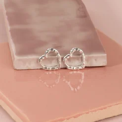 FREYA SILVER CREOL EARRING