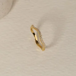GAIA CRYSTAL GOLDEN RING