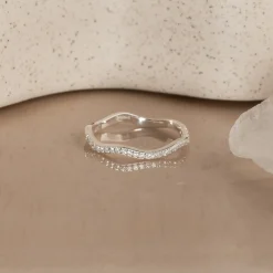 GAIA CRYSTAL SILVER RING