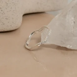 GAIA CRYSTAL SILVER RING