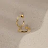GAIA GOLDEN CREOL EARRING