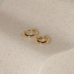 GAIA GOLDEN HUGGIE EARRING