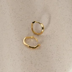 GAIA GOLDEN HUGGIE EARRING