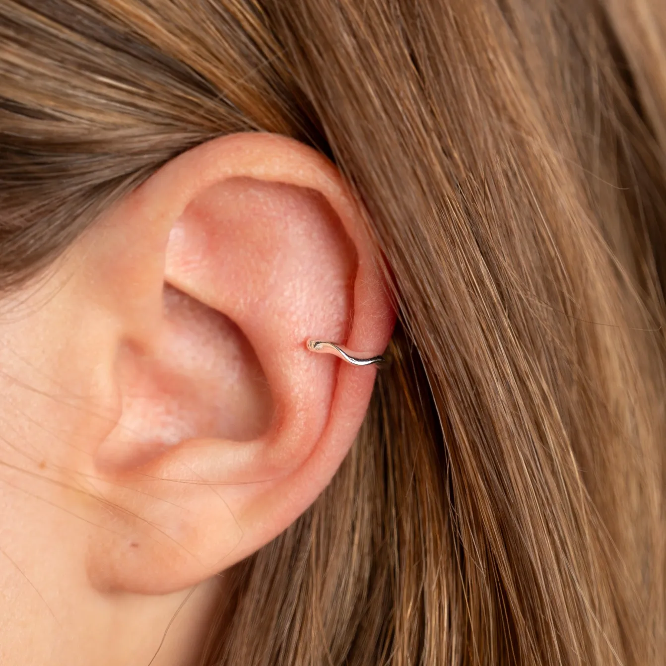 GALIA SILVER EAR CUFF - Sisi Copenhagen