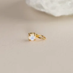 GEMMA MOONSTONE GOLDEN PENDANT - Sisi Copenhagen