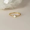 GEMMA MOONSTONE GOLDEN RING - Sisi Copenhagen