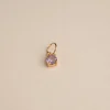 GEMMA PURPLE AMETHYST GOLDEN PENDANT - Sisi Copenhagen