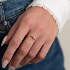 GEMMA PURPLE AMETHYST GOLDEN RING - Sisi Copenhagen