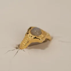 GIGI LABRADORITE GOLDEN RING