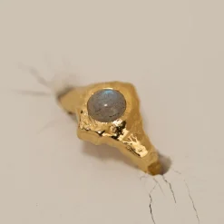 GIGI LABRADORITE GOLDEN RING