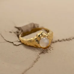 GIGI MOONSTONE GOLDEN RING