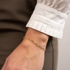 Guld armbånd til kvinder | Alma medium link | Sisi Copenhagen