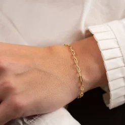 Guld armbånd til kvinder | Alma medium link | Sisi Copenhagen