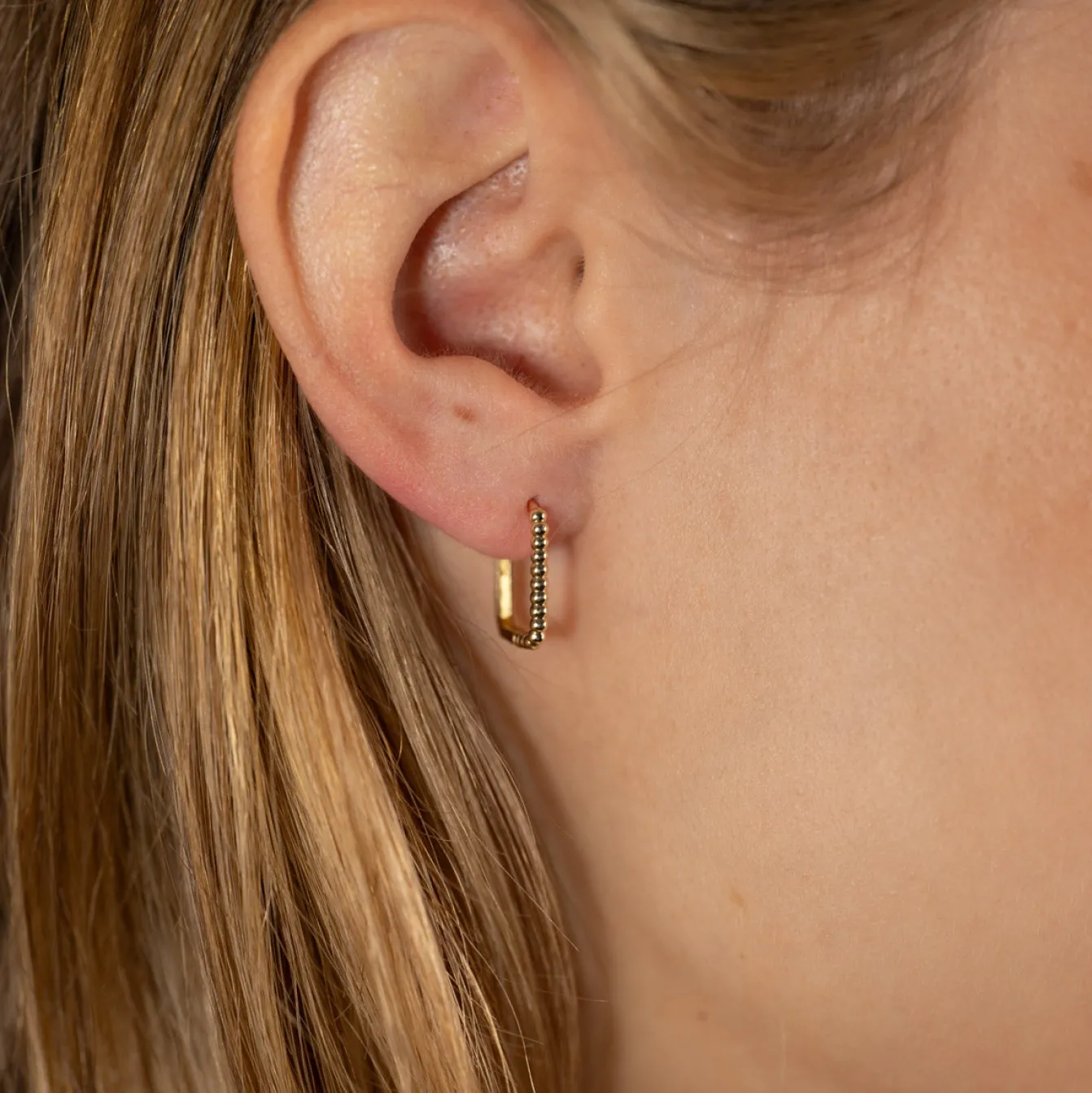 HALLE SOLID GOLD CREOL EARRING