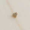 HEART PAVE DIAMOND PENDANT - 0.17ct - YG
