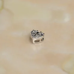 HEART PAVE DIAMOND PENDANT - 0.17ct - WG
