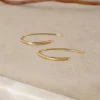 HEDVA GOLDEN CREOL EARRING