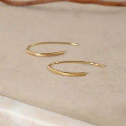 HEDVA GOLDEN CREOL EARRING