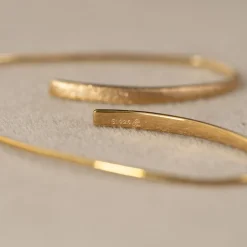 HEDVA GOLDEN CREOL EARRING