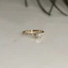 HIDDEN-HALO DIAMOND RING - 1.25ct - YG