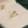 HIDDEN-HALO DIAMOND RING - 1.0ct - YG