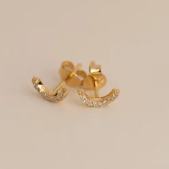 Iris Krystal Guld Ørering - Sisi Copenhagen