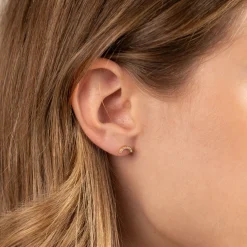 Iris Krystal Guld Ørering - Sisi Copenhagen