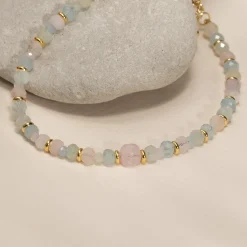 ISLA MORGANITE GOLDEN BRACELET