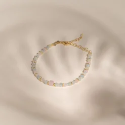 ISLA MORGANITE GOLDEN BRACELET