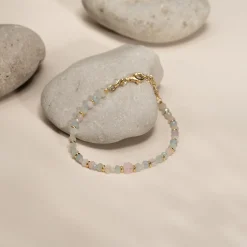 ISLA MORGANITE GOLDEN BRACELET