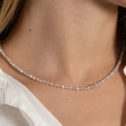 ISLA MORGANITE GOLDEN NECKLACE