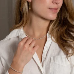 ISLA MORGANITE GOLDEN NECKLACE