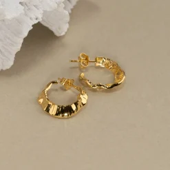 JULIE GOLDEN CREOL EARRING
