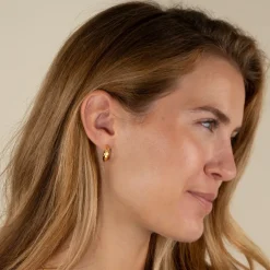 JULIE GOLDEN CREOL EARRING