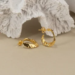 JULIE GOLDEN CREOL EARRING