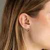 KARMEN SOLID GOLD CREOL EARRING