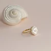 KARYN PEARL GOLDEN RING