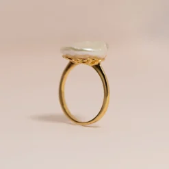 KARYN PEARL GOLDEN RING
