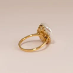 KARYN PEARL GOLDEN RING