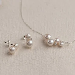 KELLY PEARL SILVER NECKLACE